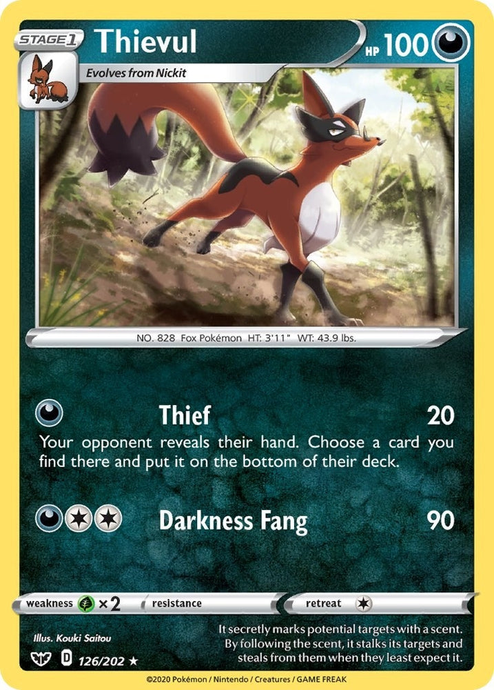 Image for Thievul (126/202) (SWSH01)