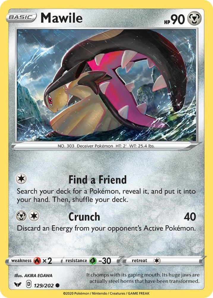 Image for Mawile (129/202) (SWSH01)