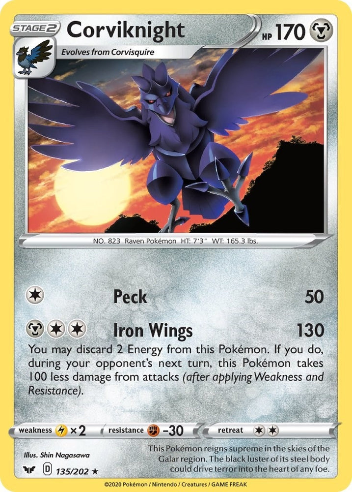 Image for Corviknight (135/202) (SWSH01)