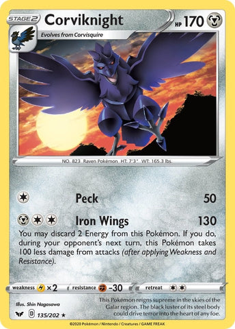 Image for Corviknight (135/202) (SWSH01)