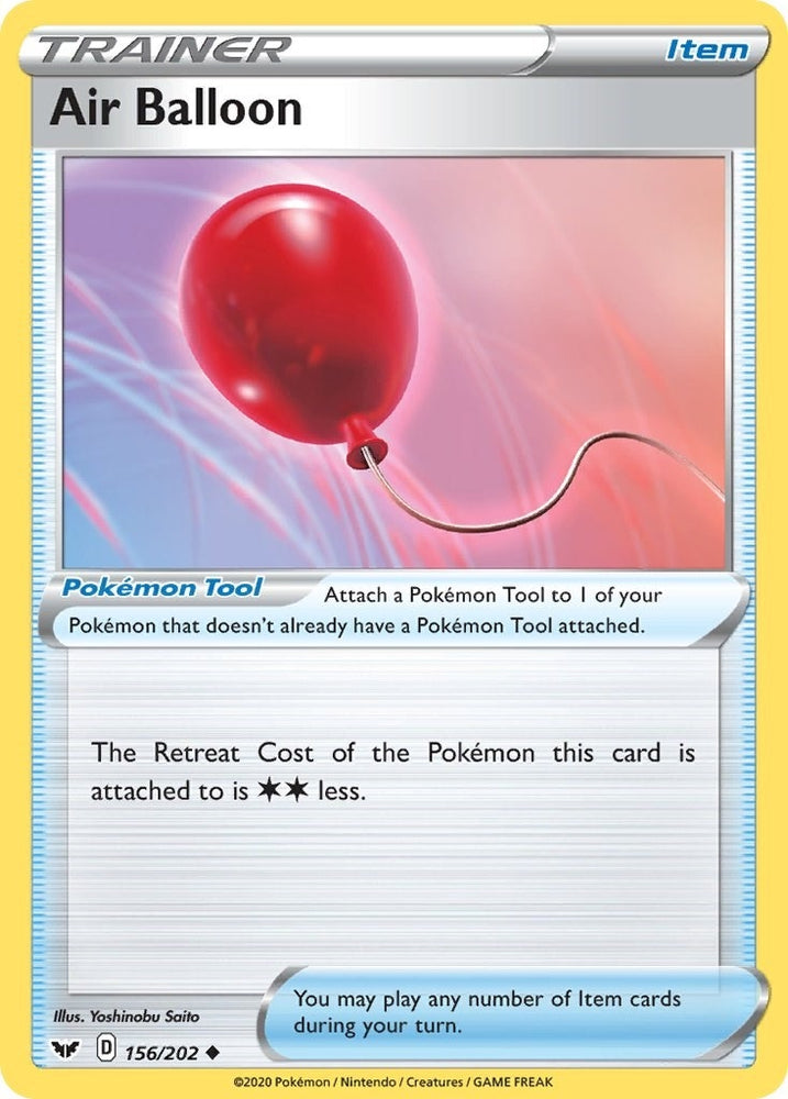 Image for Air Balloon (156/202) (SWSH01)