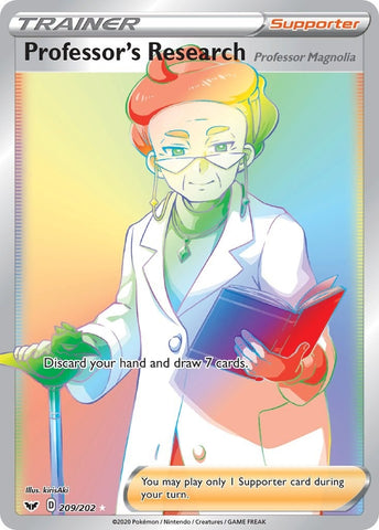 Image for Professor's Research (Secret) (209/202) - Pokemon