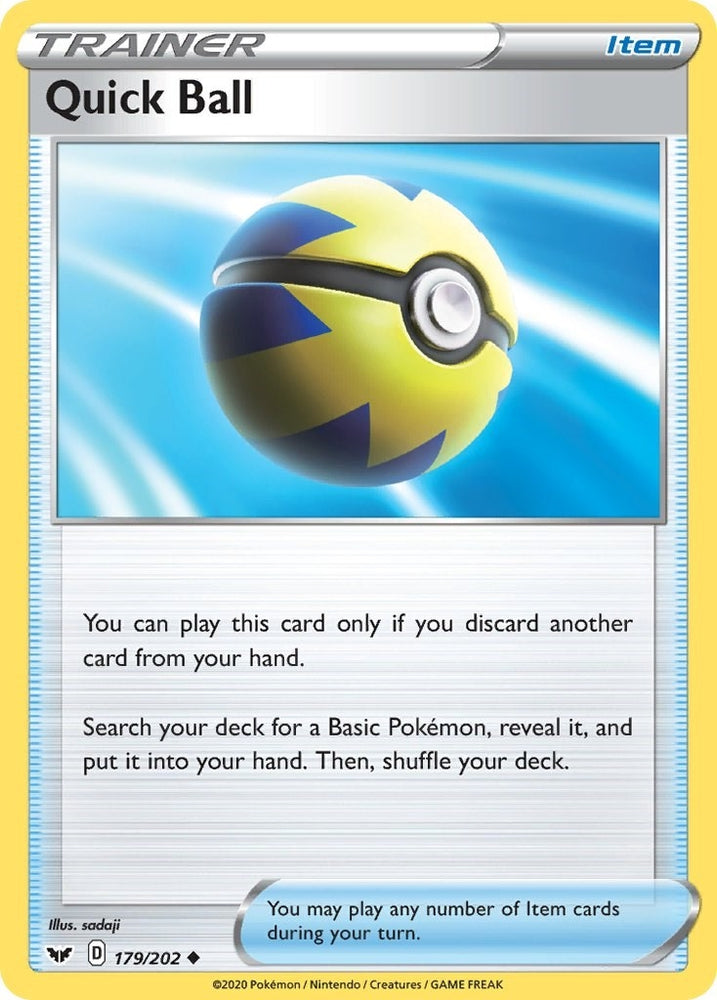 Image for Quick Ball (179/202) - Pokemon