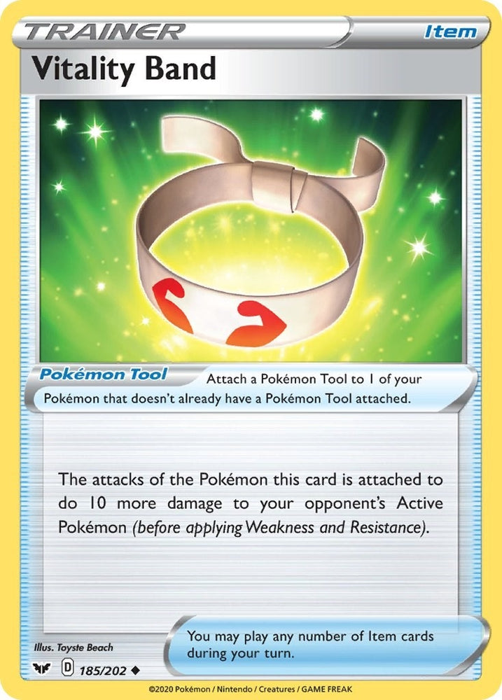 Image for Vitality Band (185/202) - Pokemon