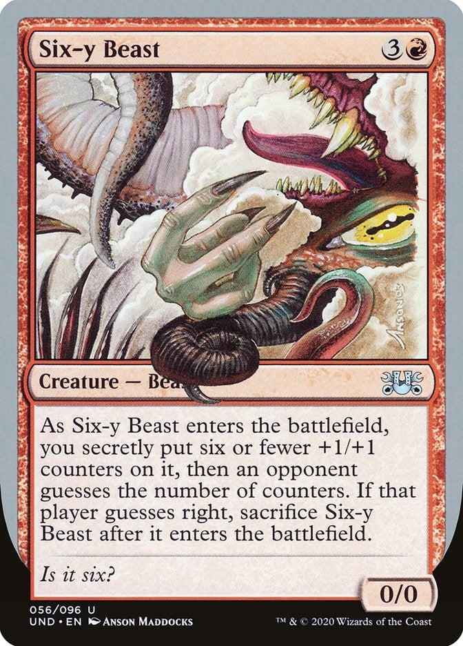 Image for Six-y Beast (56) - Magic: The Gathering