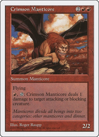 Image for Crimson Manticore [Fifth Edition]
