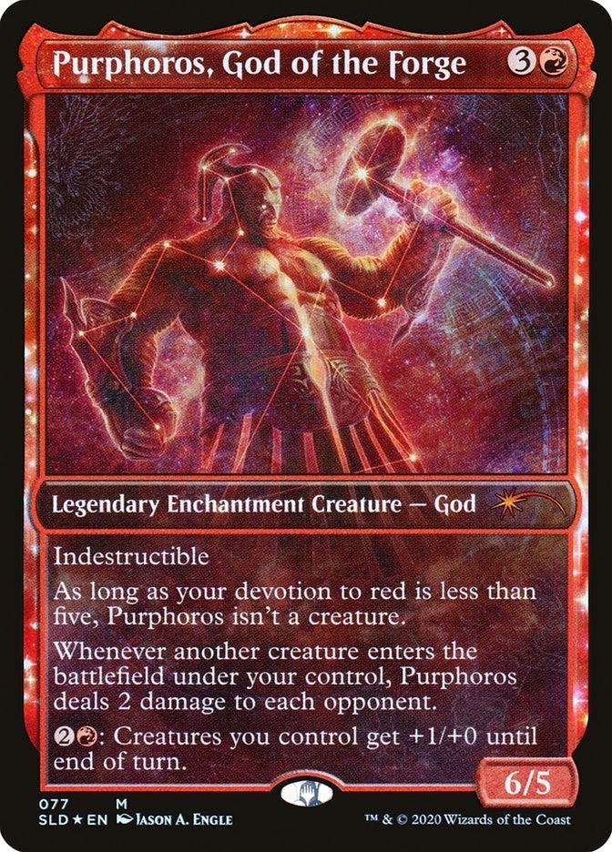 Image for Purphoros, God of the Forge (77) [Secret Lair Drop Series]