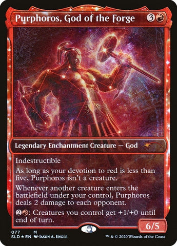Image for Purphoros, God of the Forge (77) [Secret Lair Drop Series]