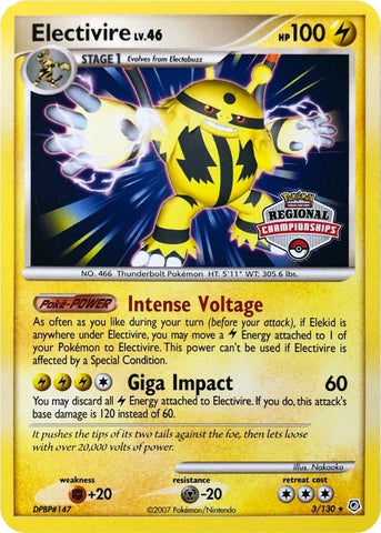 Image for Electivire (003/130) [League & Championship Cards]