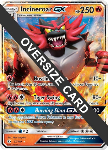 Image for Incineroar GX (027/149) [Jumbo Cards]
