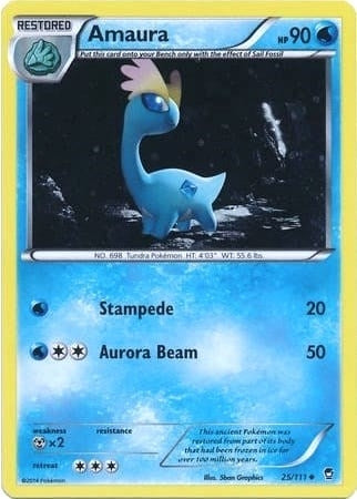 Amaura - 25/111 (Cosmos Holo) (025/111) (Miscellaneous Cards & Products)