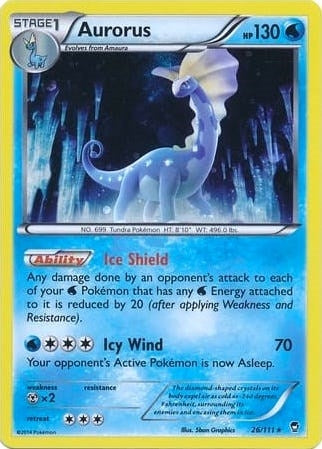 Aurorus - 26/111 (Cosmos Holo) (026/111) (Miscellaneous Cards & Products)