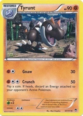 Tyrunt - 61/111 (Cosmos Holo) (061/111) (Miscellaneous Cards & Products)
