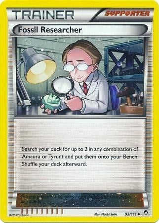 Fossil Researcher - 92/111 (Cosmos Holo) (092/111) (Miscellaneous Cards & Products)
