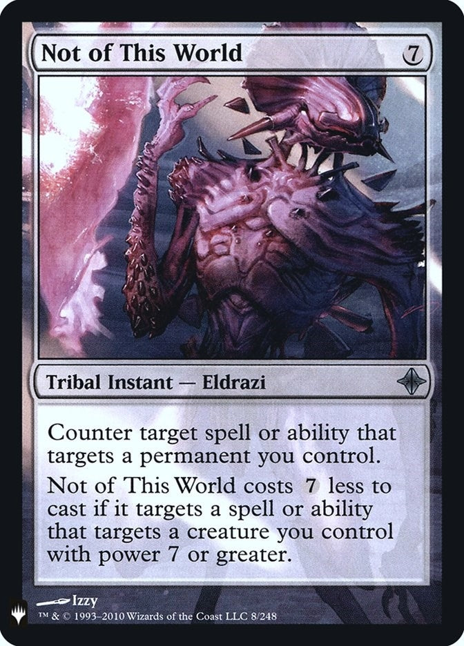 Image for Not of This World (8) [The List Reprints]