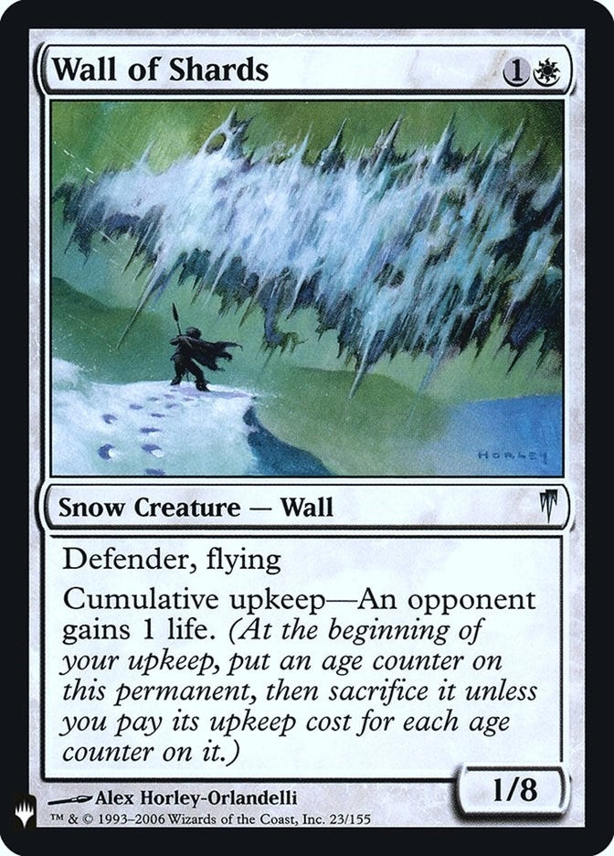 Image for Wall of Shards (23) [The List Reprints]
