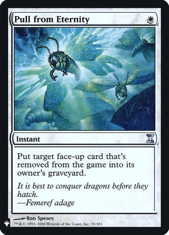 Image for Pull from Eternity (35) [The List Reprints]
