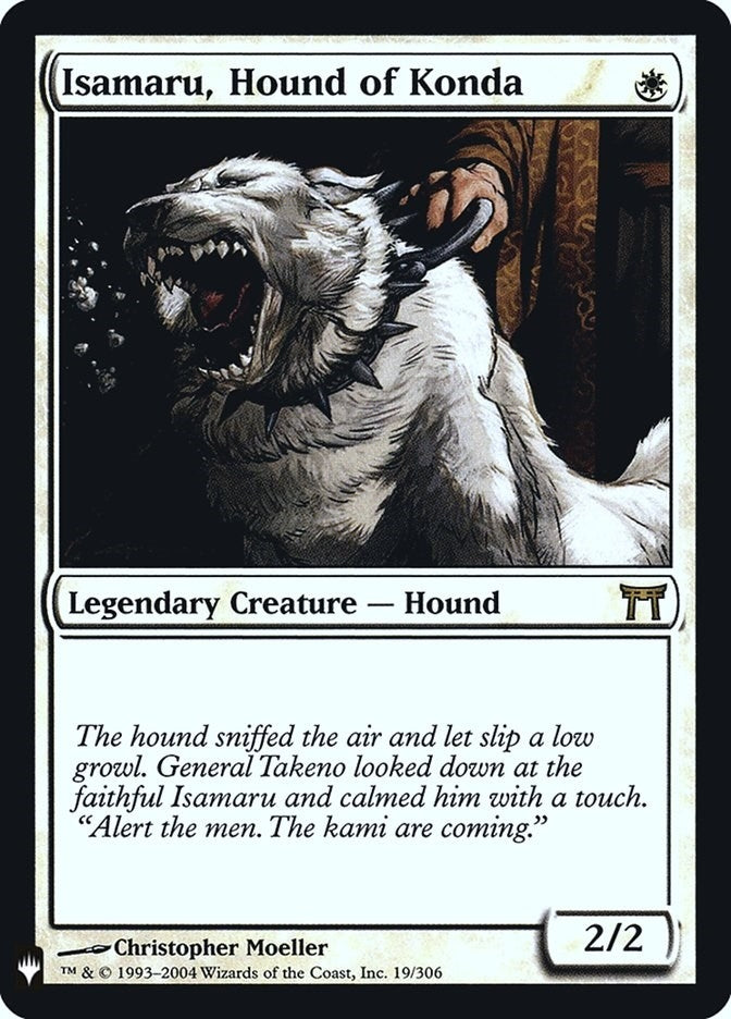 Image for Isamaru, Hound of Konda (19) [The List Reprints]