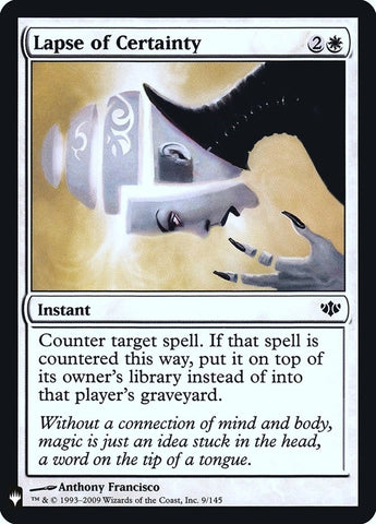 Image for Lapse of Certainty (9) [The List Reprints]