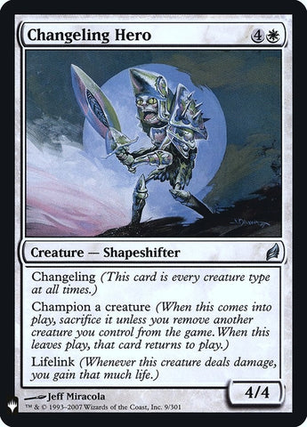 Image for Changeling Hero (9) [The List Reprints]
