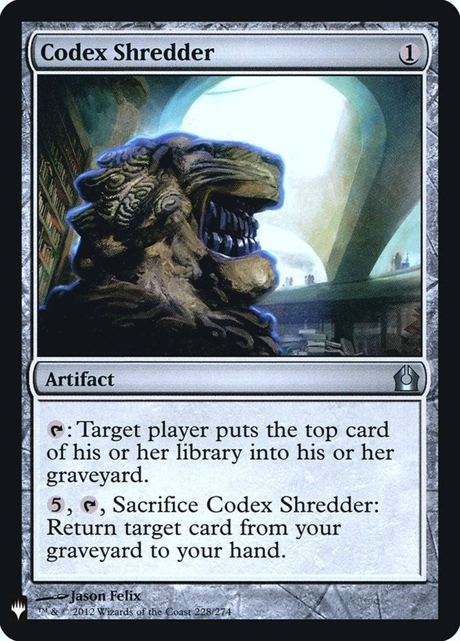 Image for Codex Shredder (228) [The List Reprints]
