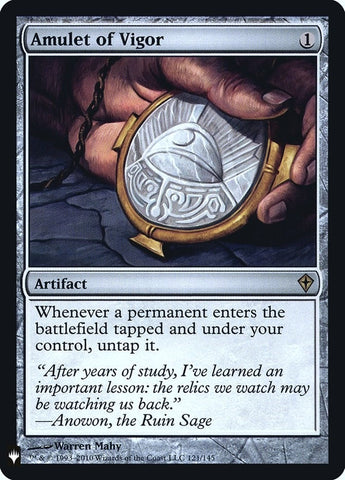 Image for Amulet of Vigor (121) [The List Reprints]