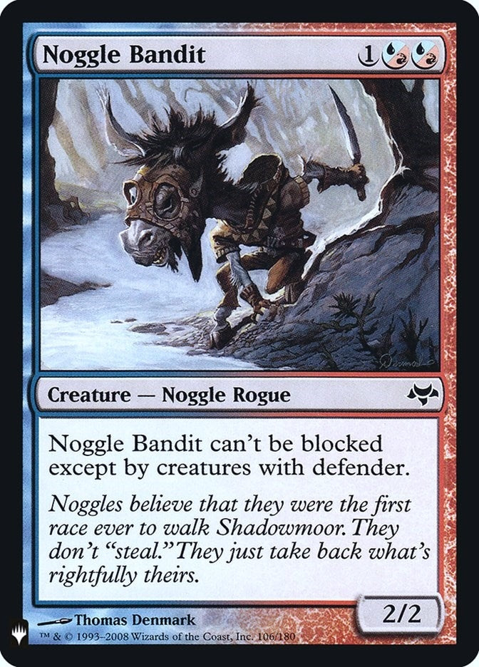 Image for Noggle Bandit (106) [The List Reprints]