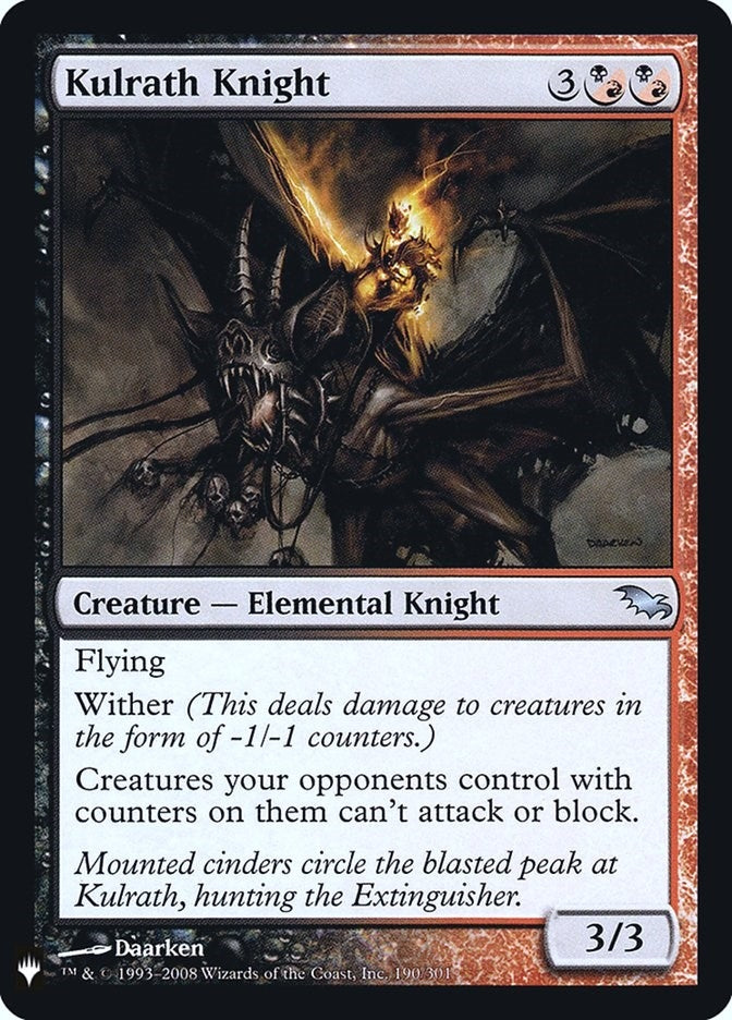 Image for Kulrath Knight (190) [The List Reprints]