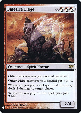 Image for Balefire Liege (132) [The List Reprints]
