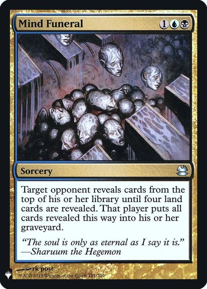 Image for Mind Funeral (181) [The List Reprints]