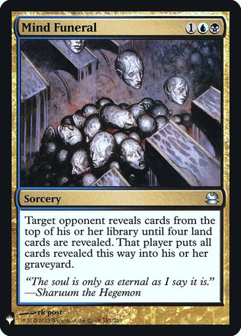 Image for Mind Funeral (181) [The List Reprints]