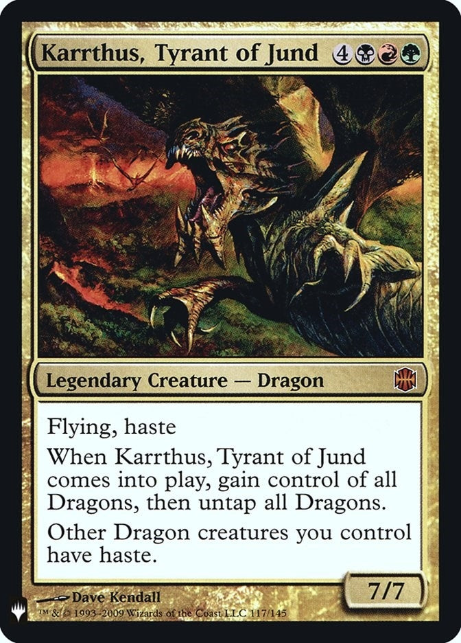 Image for Karrthus, Tyrant of Jund (117) [The List Reprints]