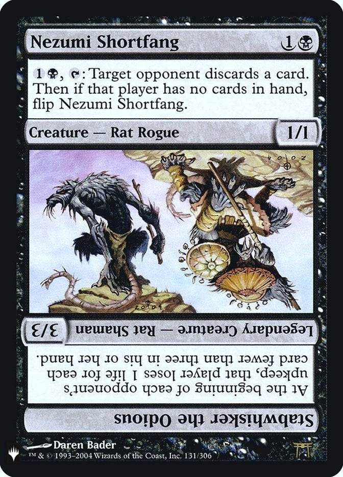 Image for Nezumi Shortfang // Stabwhisker the Odious (131) [The List Reprints]