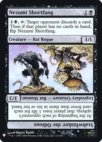 Image for Nezumi Shortfang // Stabwhisker the Odious (131) [The List Reprints]
