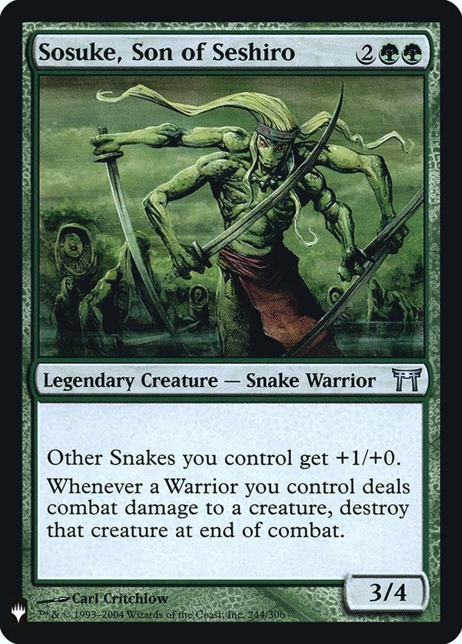 Image for Sosuke, Son of Seshiro (244) [The List Reprints]