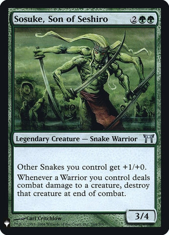 Image for Sosuke, Son of Seshiro (244) [The List Reprints]