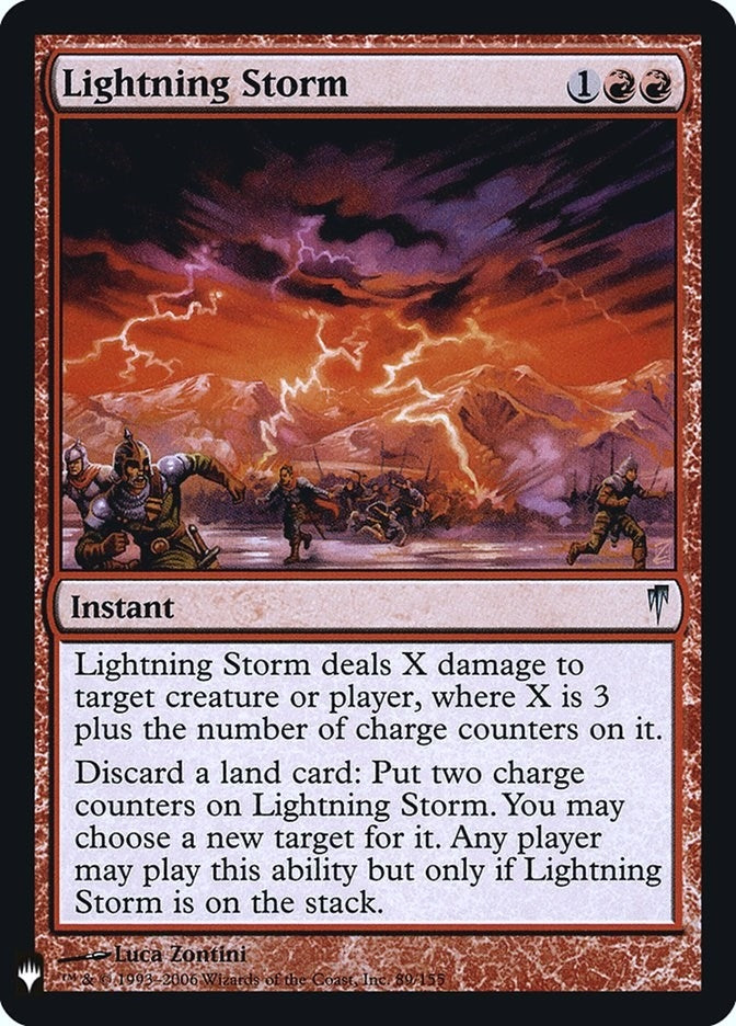 Image for Lightning Storm (89) [The List Reprints]