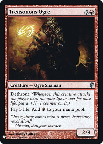 Image for Treasonous Ogre (36) [The List Reprints]