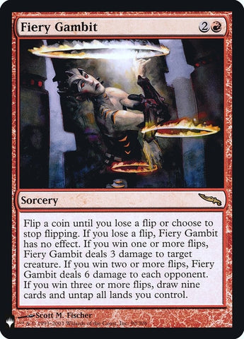 Image for Fiery Gambit (90) [The List Reprints]