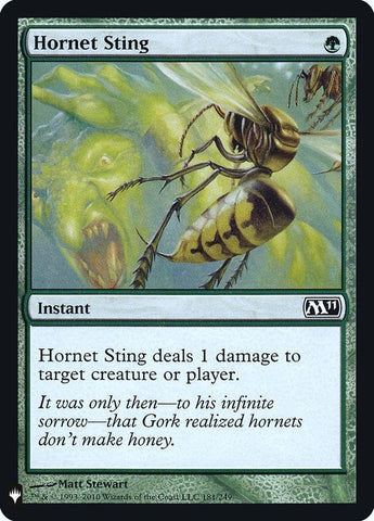Image for Hornet Sting (181) [The List Reprints]