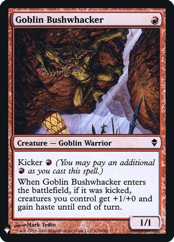 Image for Goblin Bushwhacker (125) [The List Reprints]