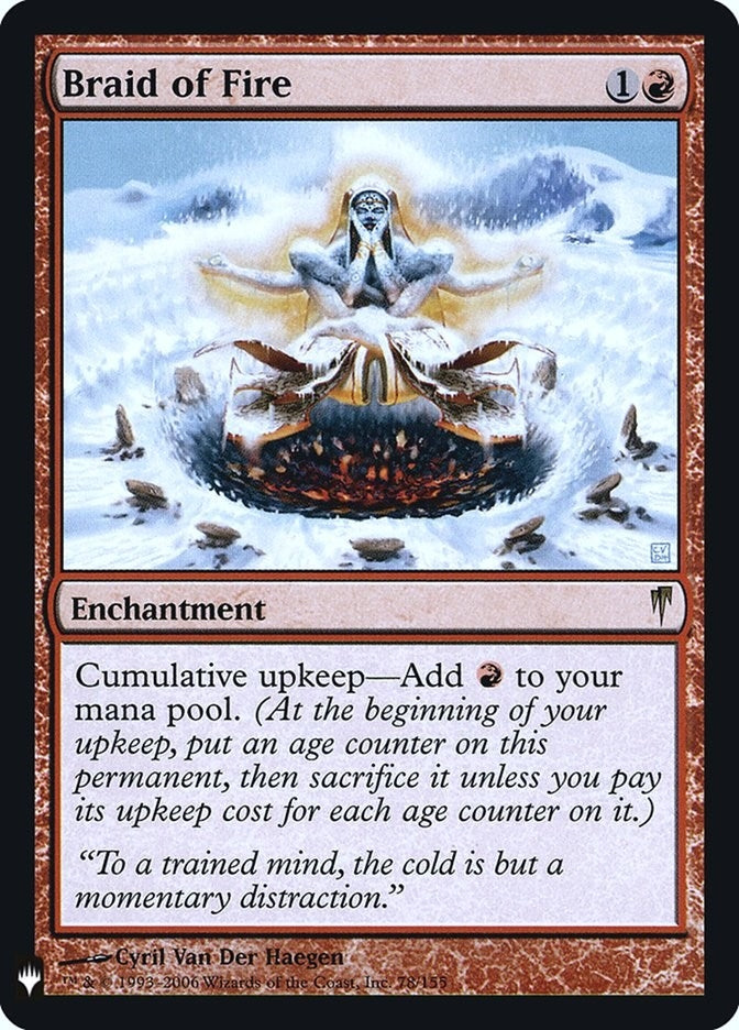 Image for Braid of Fire (78) [The List Reprints]