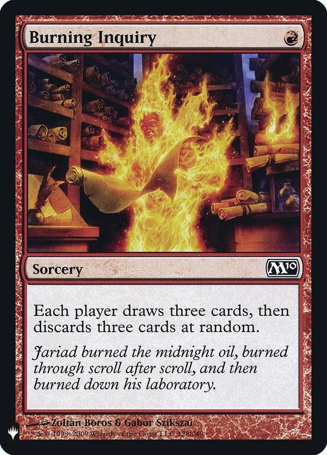 Image for Burning Inquiry (128) [The List Reprints]