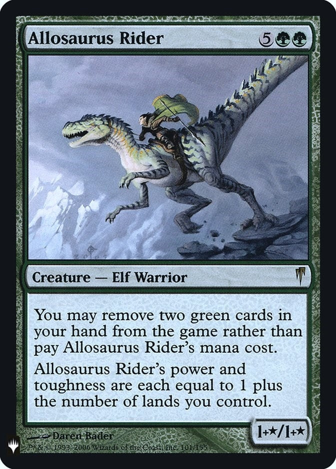 Image for Allosaurus Rider (101) [The List Reprints]