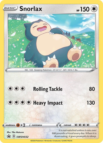Image for Snorlax - SWSH032 (SWSH032) [SWSH: Sword & Shield Promo Cards]