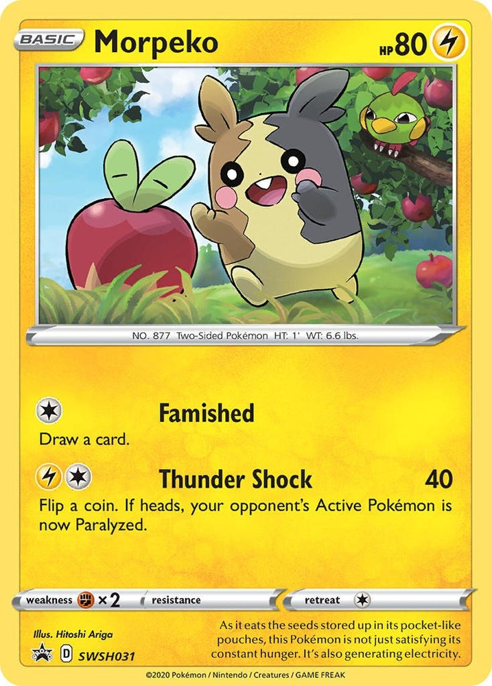 Image for Morpeko - SWSH031 (SWSH031) [SWSH: Sword & Shield Promo Cards]