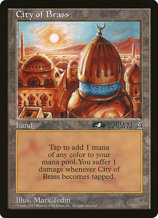 Image for City of Brass (4th Place) (Arena League) [Oversize Cards]