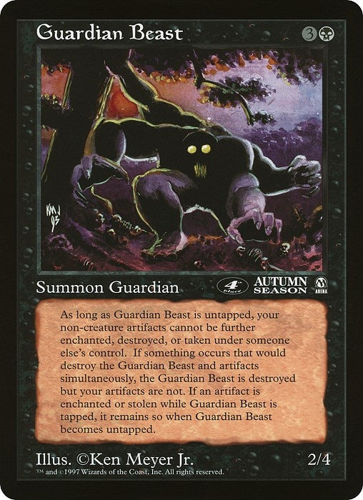 Image for Guardian Beast (4th Place) (Arena League) [Oversize Cards]