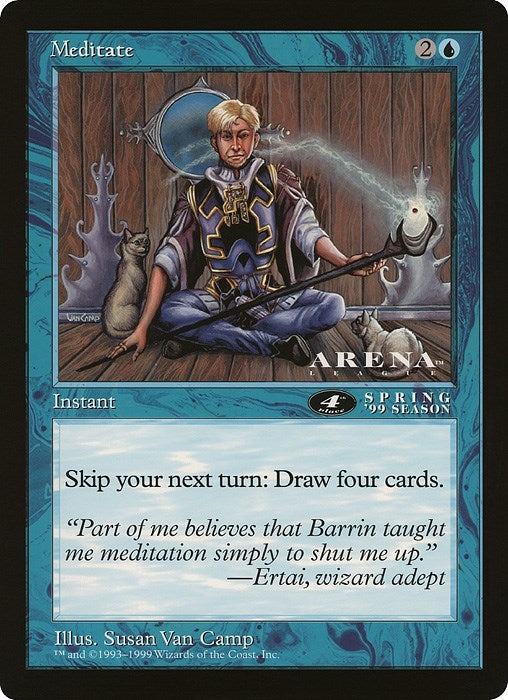 Image for Meditate (4th Place) (Arena League) [Oversize Cards]