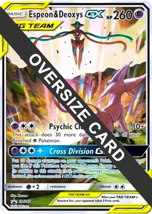 Image for Espeon & Deoxys GX Oversized (SM240) [Jumbo Cards]